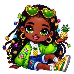 Pineapple Green Youth Heavy Blend Hoodie